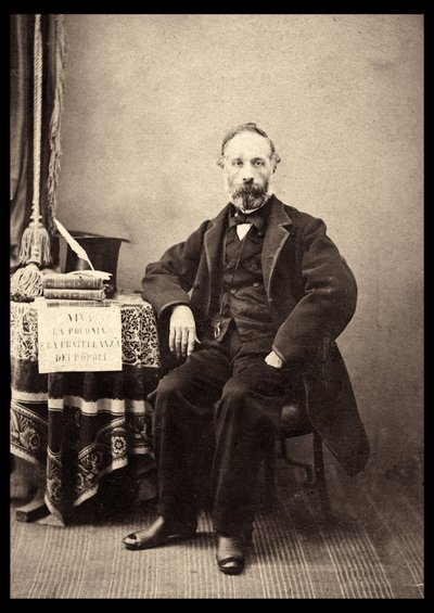 Portrait de Francesco Crispi (1818-1901), homme d