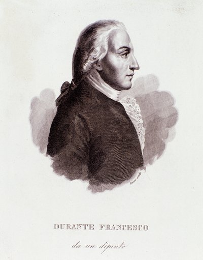 Portrait de Francesco Durante (1684-1755), compositeur italien - Anonymous Anonymous