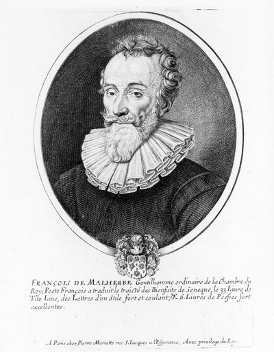 Portrait de François de Malherbe (1555-1628), poète français - Anonymous Anonymous