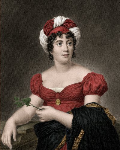 Portrait de Germaine Necker, baronne de Stael Holstein appelée Madame de Stael (1766-1817) - Anonymous Anonymous