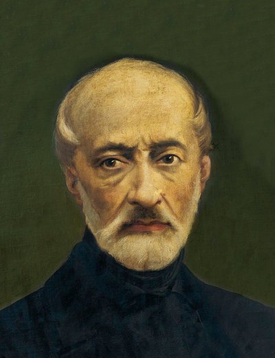 Portrait de Giuseppe Mazzini (1805-1872), homme politique et nationaliste italien. Peinture anonyme - Anonymous Anonymous