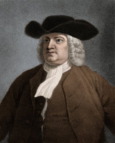 Portrait de Guillaume (William) Penn (1644-1718) Quaker anglais, fondateur de la Pennsylvanie - Anonymous Anonymous