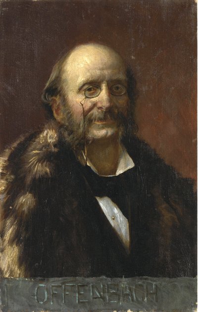 Portrait de Jacques Offenbach (1819-1880) - Anonymous Anonymous