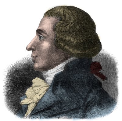 Portrait de Jean-Baptiste Boyer-Fonfrède (1766-1793), homme politique français - Député à la Convention, il appartient aux Girondins - Gravure dans « Histoire des Girondins » par Alphonse de Lamartine (1790-1869) 1865-1866 - Collection privée - Anonymous Anonymous