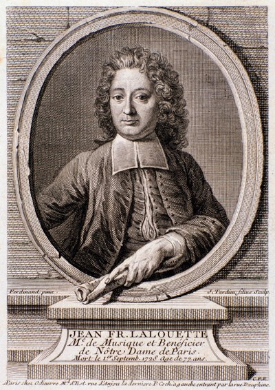Portrait de Jean François Lalouette (1651-1728) compositeur et directeur anglais - Anonymous Anonymous