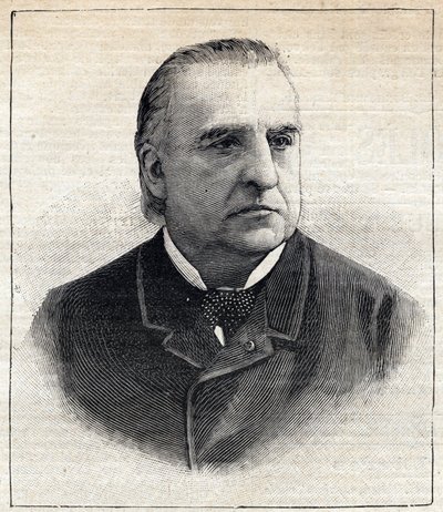 Portrait de Jean Martin Charcot (1825-1893), clinicien et neurologue. Gravure dans « Le Petit Parisien » du 27/08/1893 - Anonymous Anonymous