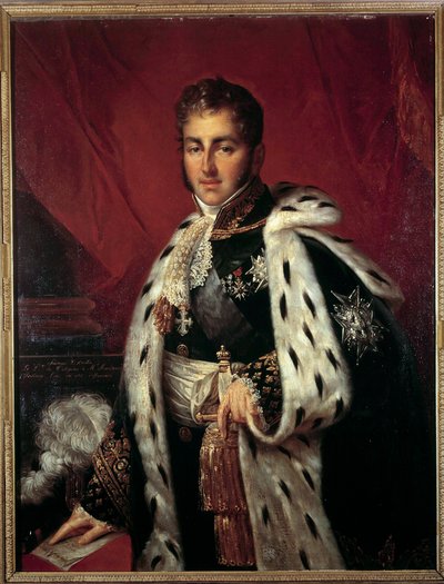 Portrait de Jules Auguste Armand Marie, Prince de Polignac (1780-1847) Président du Conseil - Anonymous Anonymous