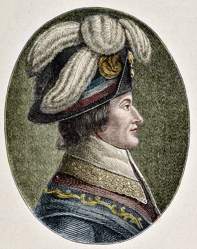 Portrait de Lazare Nicolas Marguerite Carnot (1753-1823), homme politique français. - Anonymous Anonymous