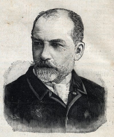 Portrait de Léon Bonnat (1833-1922), peintre français, alors président de la Société des Artistes Français. Gravure dans "Le Petit Parisien" - Anonymous Anonymous