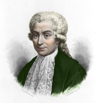 Portrait de Luigi Galvani (1737-1798), physicien et médecin italien - Anonymous Anonymous