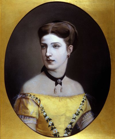 Portrait de Marguerite de Savoie Gênes (Margherita di Savoia) - Anonymous Anonymous