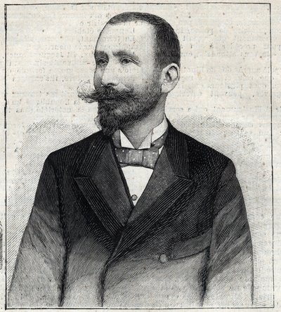 Portrait de Pierre Sales (1854? -1921?), écrivain français. Gravure dans "Le Petit Parisien" - Anonymous Anonymous