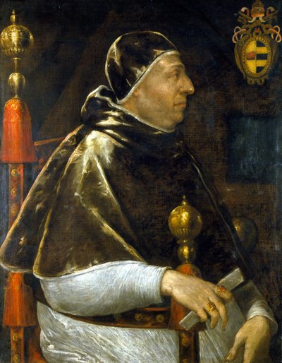 Portrait du pape Alexandre VI (Rodrigo Borgia 1431-1503). Peinture anonyme. Milan - Anonymous Anonymous