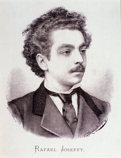 Portrait de Rafael Joseffy (gravure) - Anonymous Anonymous