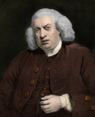 Portrait de Samuel Johnson (1709-1784), écrivain anglais - Anonymous Anonymous