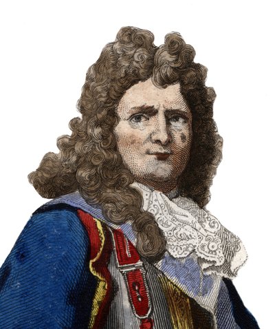 Portrait de Sébastien le Prestre, Seigneur de Vauban et plus tard Marquis de Vauban (1633-1707), Maréchal de France. Illustration de « Le Plutarque Français » par Edmond Mennechet - Anonymous Anonymous