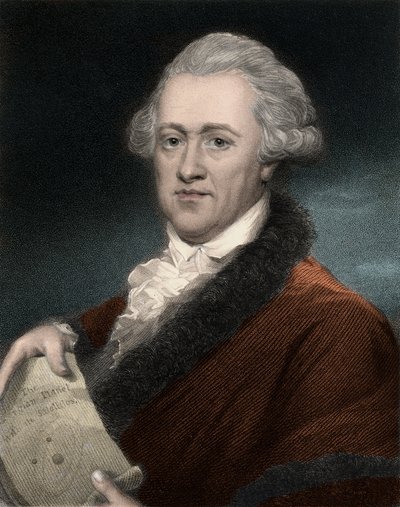 Portrait de Sir Friedrich Wilhelm Herschel (1738-1822), astronome et physicien germano-britannique - Anonymous Anonymous