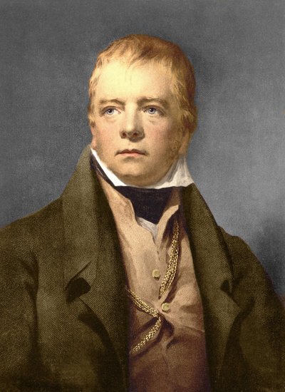 Portrait de Sir Walter Scott (1771-1832), poète, romancier et historien écossais - Anonymous Anonymous