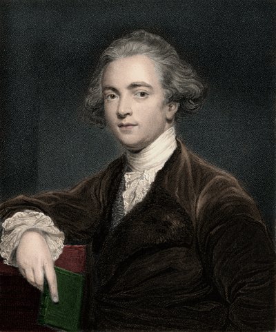 Portrait de Sir William Jones (1746-1794), linguiste anglais - Anonymous Anonymous