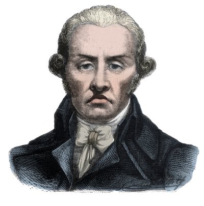Portrait de Stanislas Marie Maillard (1763-1794), huissier et personnage emblématique de la Révolution française - Gravure dans « Histoire des Girondins » par Alphonse de Lamartine (1790-1869) 1865-1866 - Collection privée - Anonymous Anonymous