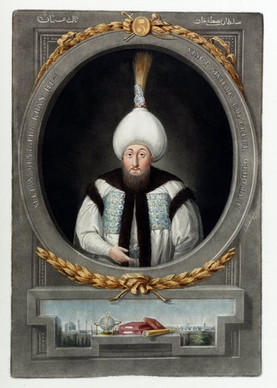 Portrait du sultan Mustafa III - Anonymous Anonymous