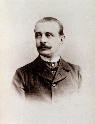 Portrait du compositeur anglais Charles Bordes (photo n/b, vers 1900) - Anonymous Anonymous