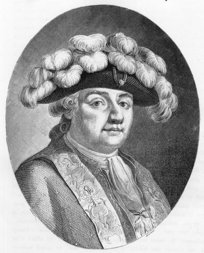 Portrait du roi de France Louis XVI - Gravure de 1863 dans « Le Livre Rouge - Histoire De L
