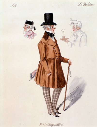 Portrait du propriétaire, de La bohème par Puccini - Anonymous Anonymous