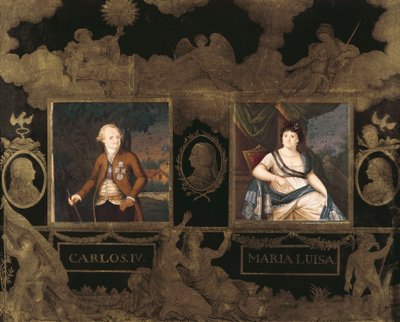 Portraits du roi Charles IV (Carlos) d