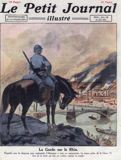 Après-guerre : Les anciens combattants de la Première Guerre mondiale retournent sur le Rhin pour s