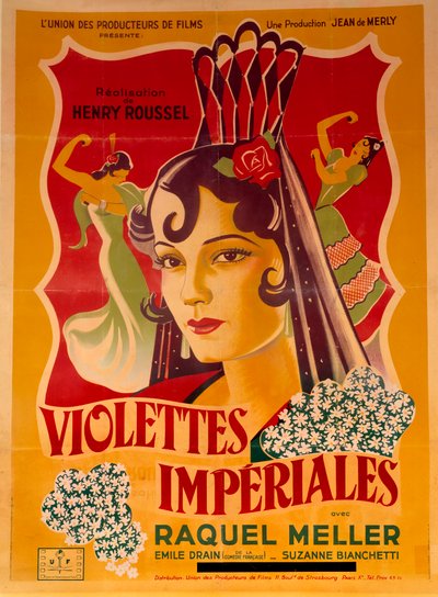 Affiche du film « Violettes impériales » par Henry Roussel - Anonymous Anonymous