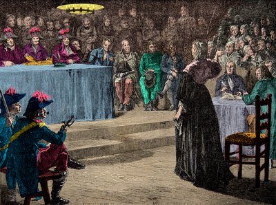 La reine Marie-Antoinette devant le tribunal révolutionnaire le 4 octobre - Anonymous Anonymous