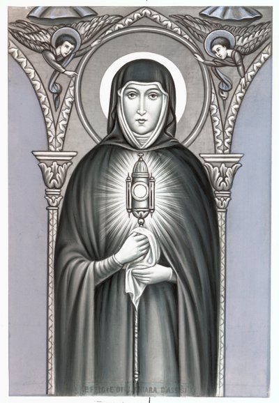 Représentation de Sainte Claire (Chiara) d