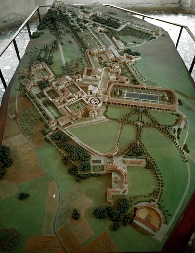 Art romain : modèle réduit de la Villa Adriana (Hadrien) - Anonymous Anonymous