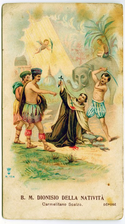 Saint Denis de la Nativité (Bienheureux Pierre Berthelot) (gravure) - Anonymous Anonymous