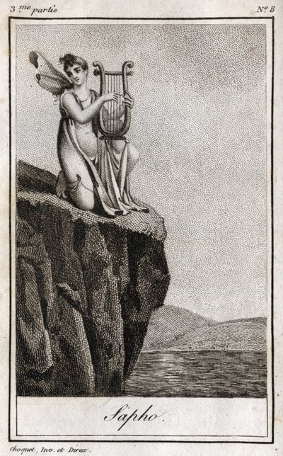 Sapho (ou Sappho, VIIe siècle av. J.-C.), poétesse grecque de l