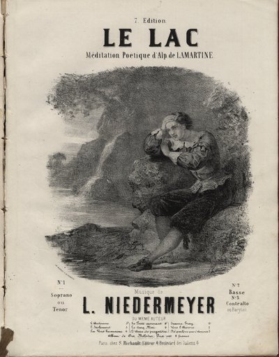 Partition pour « Le Lac » Méditation Poétique d
