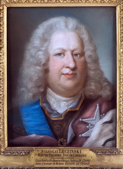 Portrait de Stanislas I Leczinski, dit le Bienfaisant - Anonymous Anonymous