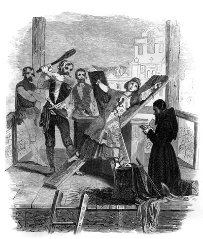 Supplice de la roue - Illustration dans "Mystères de l