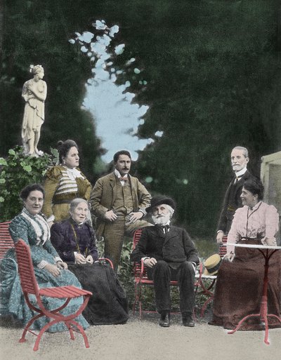 Le compositeur italien Giuseppe Verdi (1813-1901) à Sant