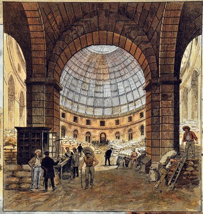 La Bourse de Paris par Deroy, gravure de 1887 dans « Paris-Illustrous Newspaper Weekly » - Anonymous Anonymous
