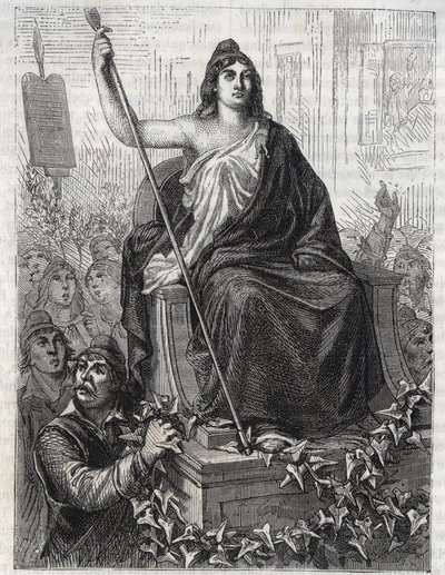 La procession de la Déesse de la Raison - Anonymous Anonymous