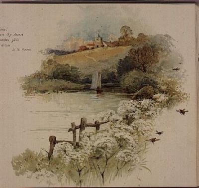 Le ruisseau, illustration de livre victorien - Anonymous Anonymous