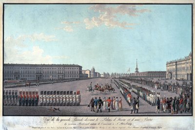 La parade devant le Palais d