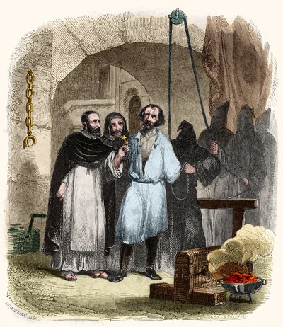 La question de la corde au XVIe siècle. Illustration dans « Mystères de l