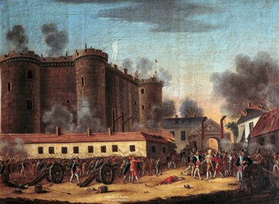 La prise de la Bastille le 14 juillet 1789 et l