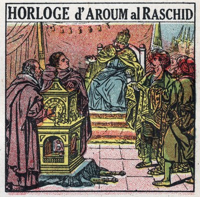 Temps : Haroun al-Rachid (763 ou 766-809), calife abbasside. Illustration anonyme de 1925. Collection privée. - Anonymous Anonymous