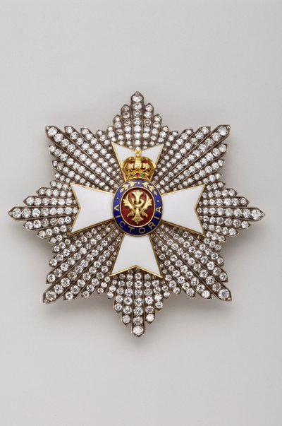Ordre royal de Victoria: plaque de chevalier Grand-Croix - Fin XIXe siècle - Collection privée - Anonymous Anonymous