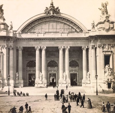 Exposition Universelle de 1900 à Paris : Entrée du Grand Palais - collection privée - Anonymous Anonymous