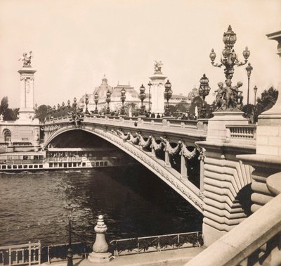 Exposition Universelle de 1900 à Paris : Le pont Alexandre III - Anonymous Anonymous